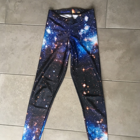 Blackmilk Galaxy Blue Leggings, Original, EUC - Picture 2 of 3